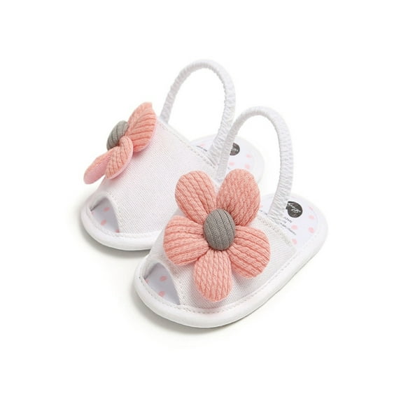 Summer Baby Boys Girls Flower Breathable Anti-Slip Shoes Sandals Toddler Soft Soled First Walkers Shoes
