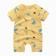 thumbnail image 1 of Summer Baby Cute Cartoon Pattern Home Short Sleeved Romper, 1 of 7