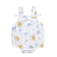 thumbnail image 1 of Summer Baby Girls Clothing Agkizg Baby Girls Bodysuits, Baby Girls Sleeveless Rompers, Toddler Baby Girls Boys Short Sleeve Printed Color T-Shirt Round Neck Jumpsuit Romper, 1 of 3