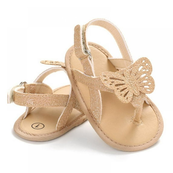 Summer Baby Girls Open Toe Sandals Fashion Canvas Bow-knot Kids Beach Shoes Casual Soft Sole First Walker