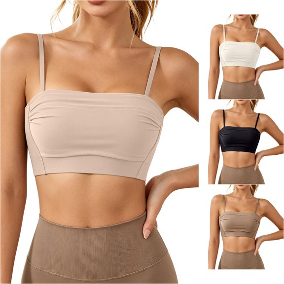 Summer Backless Bra for Seamless Racerback Convertible Strapless Bandeau Top Womens Bras No Underwire plus Size 38
