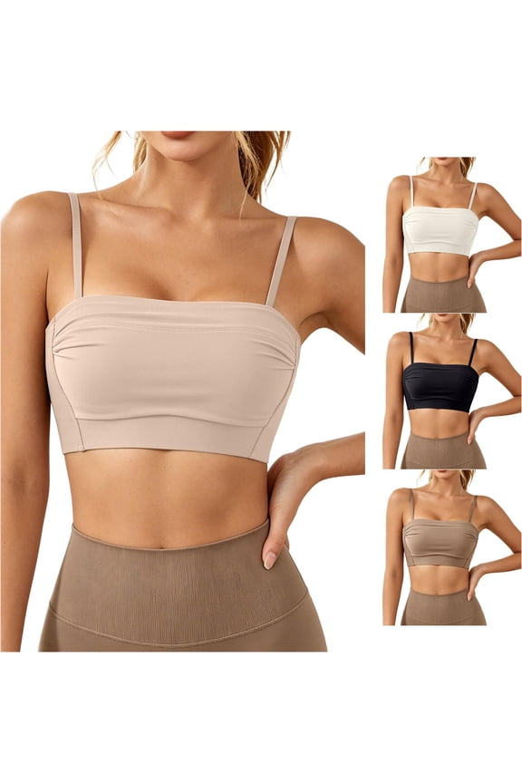 Summer Backless Bra for Seamless Racerback Convertible Strapless Bandeau Top Womens Bras No Underwire plus Size 38
