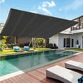 thumbnail image 1 of Summer Backyard Patio Clearance! BVXEEP Sun Shade Sail, Sun Shades Outdoor Patio, Black Reinforced Sun-Block Shade Cloth Aging Proof Mesh Shade Netting for Shading Water Proof Kennel, 1 of 8