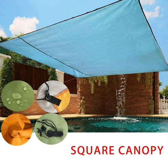 Summer Backyard Patio Clearance! BVXEEP Sun Shade Sail, Sun Shades Outdoor Patio, Outdoor Four Corner Sunshade Net, Multi-Purpose Camping,, Sunscreen, Sunshade, Fabric