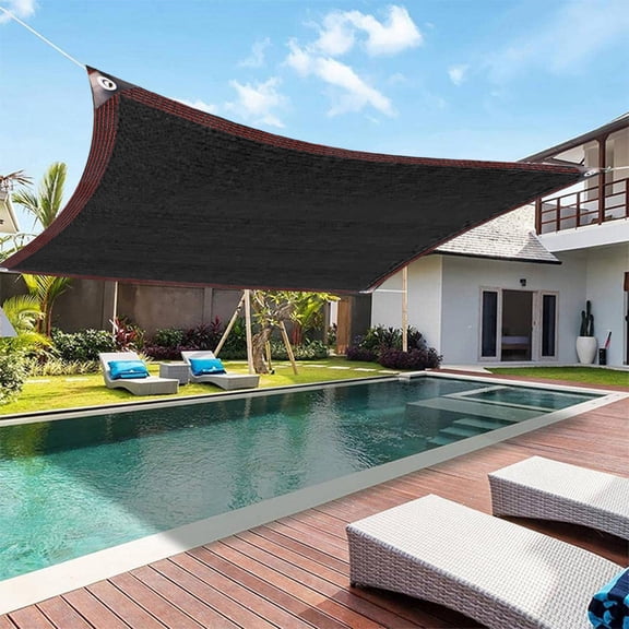 Summer Backyard Patio Clearance! BVXEEP Sun Shade Sail, Sun Shades Outdoor Patio, Sun Shade Sails Outdoor Sunshade Swimming Pool Sun Awning Protection Rectangle Shade Sails Block for Patio Garden