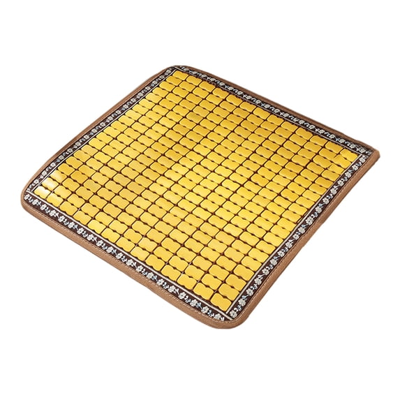 Summer Bamboos Seat Cushion - Breathable, Non-Slip Woven Rattan Chair Pad for Sofa, Dining, Office, Car & Patio — Durable, Easy to Clean, Adaptive Comfort