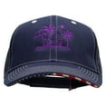 thumbnail image 1 of Summer Beach 6 Panel Mesh Flag Mesh Cap - Navy OSFM, 1 of 5