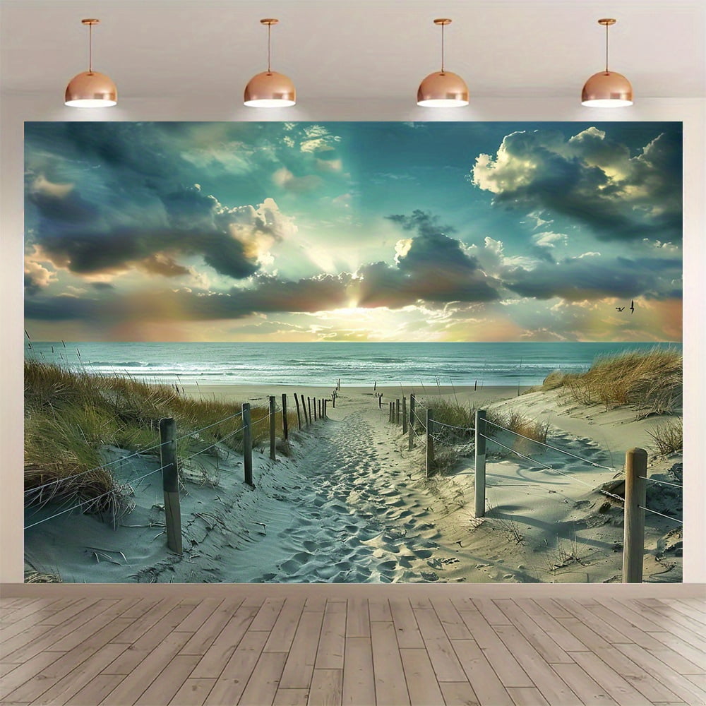 Summer Beach Backdrop Sea Beach Landscape Wedding Photography ...
