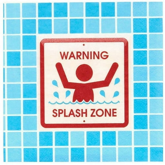 Summer Beach Ball Pool Party Supplies - Beverage Napkins (20)