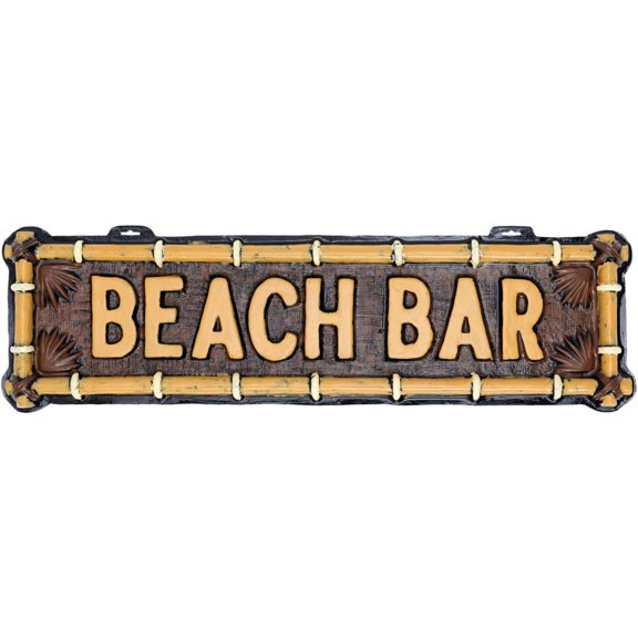 Summer Beach Bar Vac Form Plastic Sign