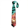thumbnail image 1 of Summer Beach Botanical Men's Tie - Vibrant Colorful Formal Tie for Photos & Ceremonies, 1 of 6