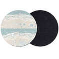 thumbnail image 1 of Summer Beach Coasters Set of 2, Absorbent Coasters for Drinks, Ocean Coastal Crabs Sea Turtles Corals Starfish Coaster for Desk Coffee Table Protection, Home Decor House Warming Gifts 4", 1 of 8