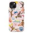 thumbnail image 1 of Summer Beach Curious Monkey Pattern Phone Case, Fun Tropical Ocean Design Cover for iPhone 16 15 14 13 12 11 Pro Max Plus Mini, 1 of 6