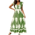 thumbnail image 1 of Summer Beach Dresses for Womens 2026 Fashion Plus Size Casual Beach Dress Holiday Print Dress, 1 of 8