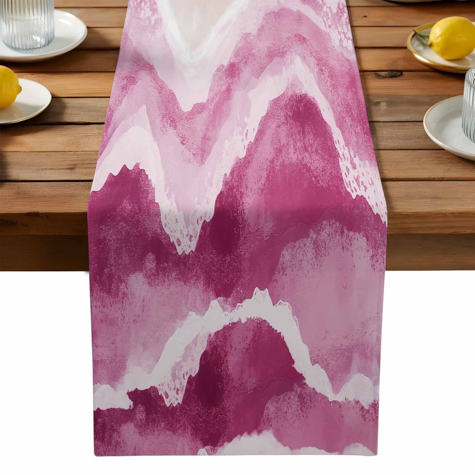 Summer Beach Gradient Water Ripple Table Runners 13x70 Inches Long ...