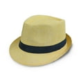 thumbnail image 1 of Summer Beach Hat Sun Screen Linen Fedoras Outdoor Travel Hats Men | Women | Unisex (Yellow), 1 of 2