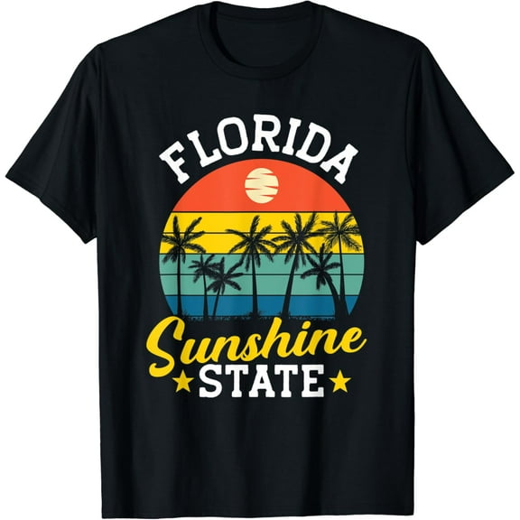 Summer Beach Lover Florida Sunshine State T-Shirt Unisex S-5XL Hot Trending Shirt, Vintage Birthday Gift