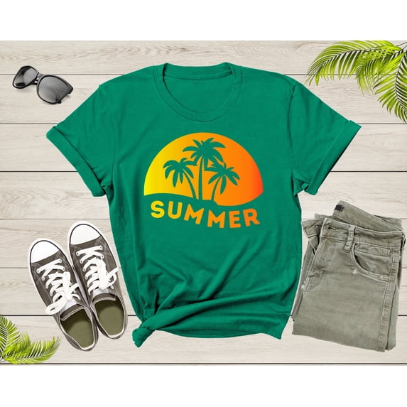 Summer Beach Lover Gift For Men Women Youth Teen Vacation T-shirt Summer Graphic Design Shirt For Boys Girls Youth Mens Women Summer Tshirt