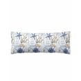 thumbnail image 1 of Summer Beach Nautical Coral Starfish Body Pillow Cover, Pillowcase Protectors with Zipper, Breathable Decorative Throw Pillow Case Cover, Pillow Shams for Couch Sofa 20x54Inch, 1 of 7