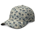 thumbnail image 1 of Summer Beach Palm Trees Baseball Cap, Lightweight Quick-Drying Dad Hat with Sweat Absorption, Ocean Sunset with Palm Trees and Tropical Beach Sunset Pattern Adjustable Cap for Daily Wear and Gifts, 1 of 6