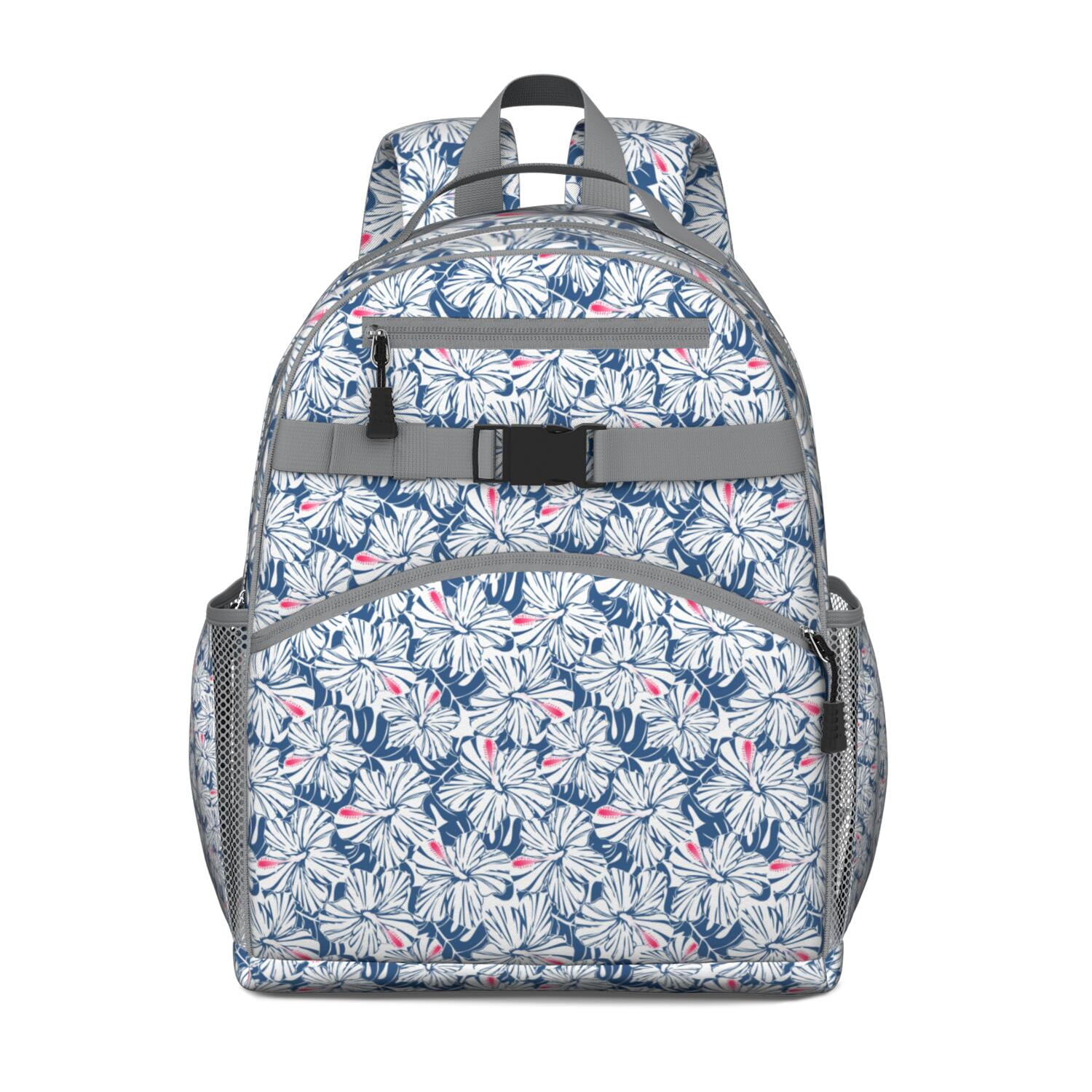 Summer Beach Palm Trees Book Bag - Waterproof & Ergonomic Backpack with ...