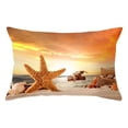 thumbnail image 1 of Summer Beach Pillow Case StarConch Shell Cushion Cover Sofa Home Decoration Landscape Polyester, 1 of 5
