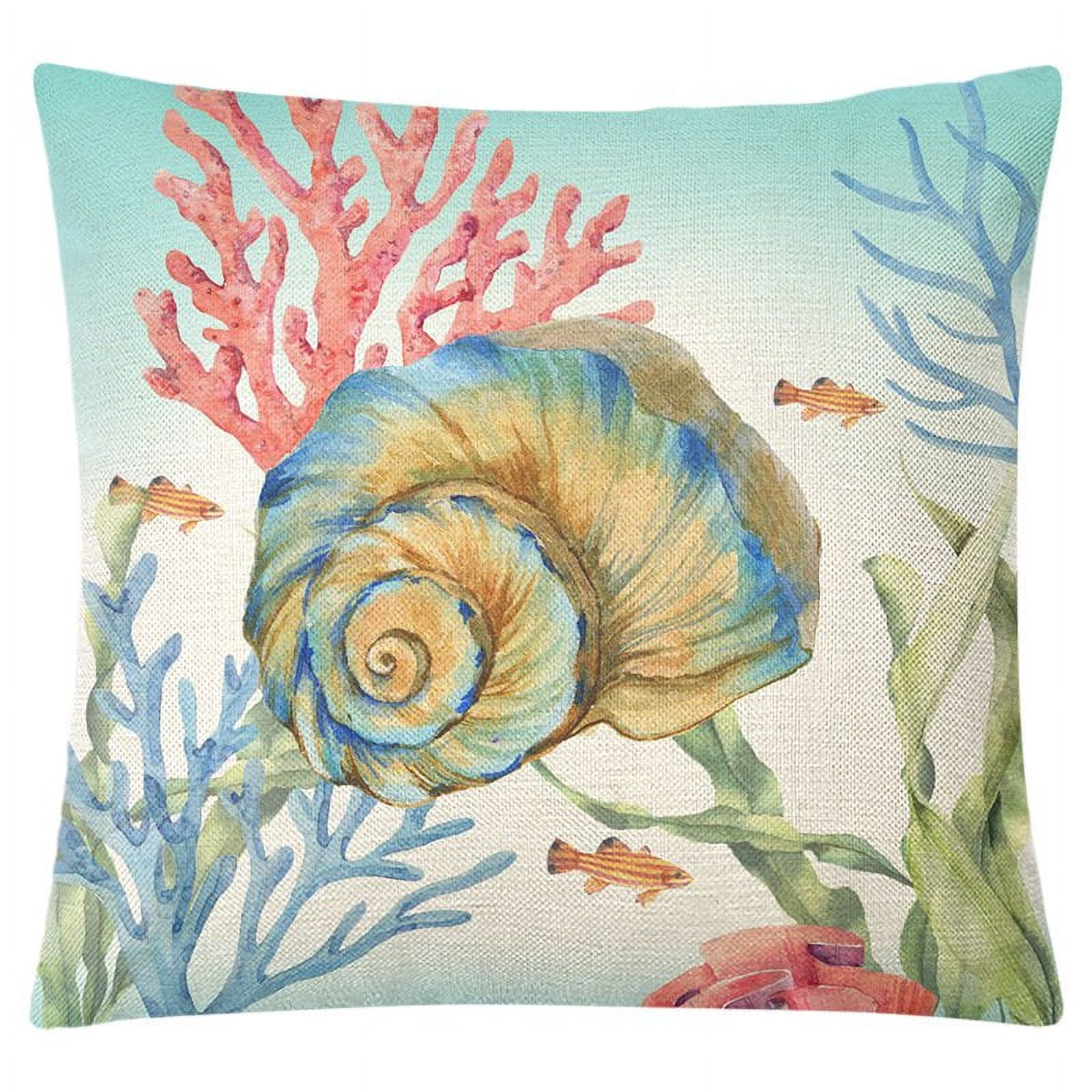 American Samoa Pillow Cover Turtle Tropical Beach