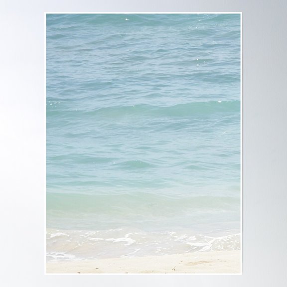 Summer Beach Poster Wall Art, Modern Wall Decor, 8x12 UNFRAMED