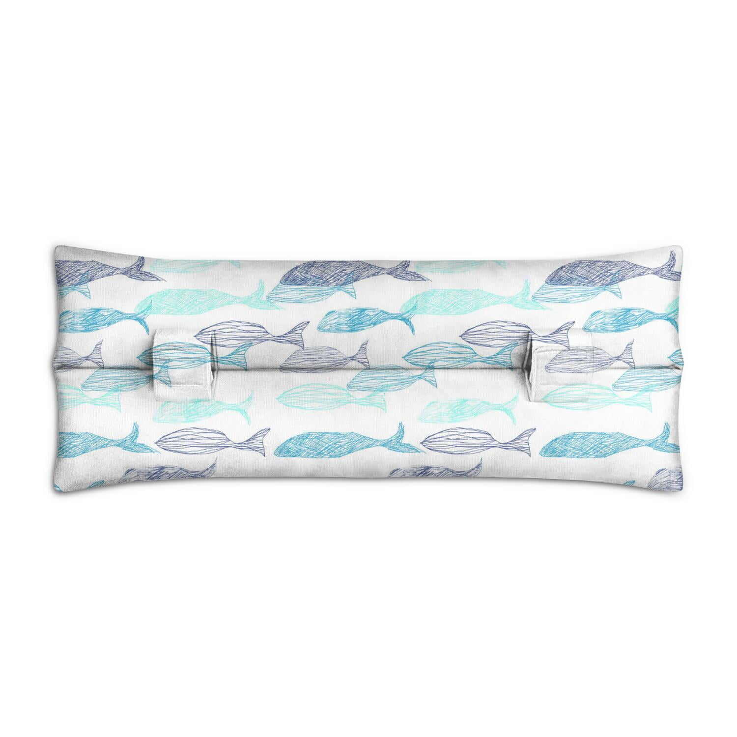 Summer Beach Seat Belt Pillow Post-Surgery Mastectomy & Chest Protection Cushion Soft Coral-Themed Recovery Pad for Women After Breast Surgery