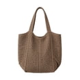 thumbnail image 1 of Summer Beach Storage Bag, Loetky Crochet Mesh Shoulder Handbags, Casual Beach Woven Bag For Women, 1 of 9