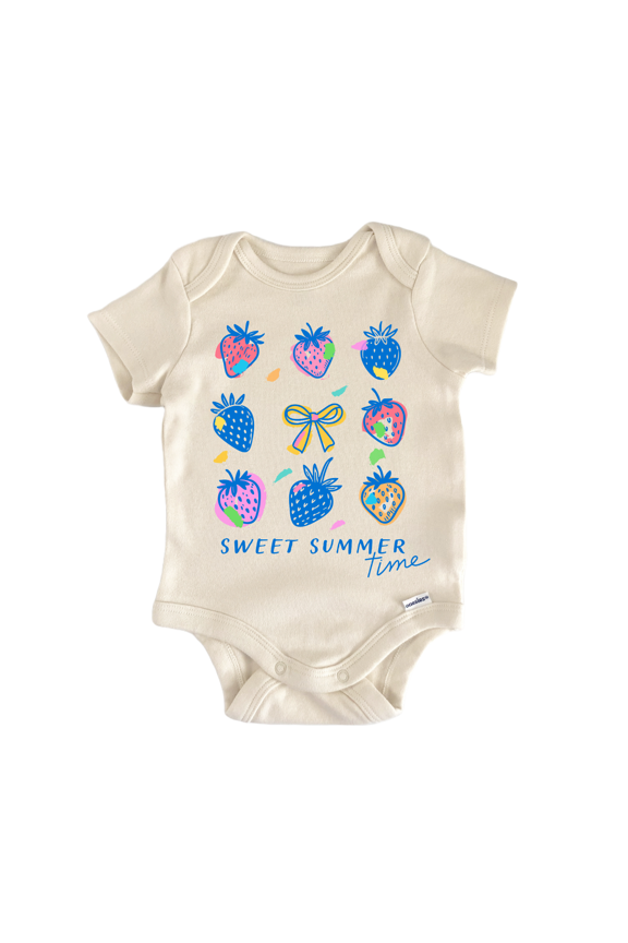 Summer Beach Sweet Summer Fruit - Baby Bodysuit