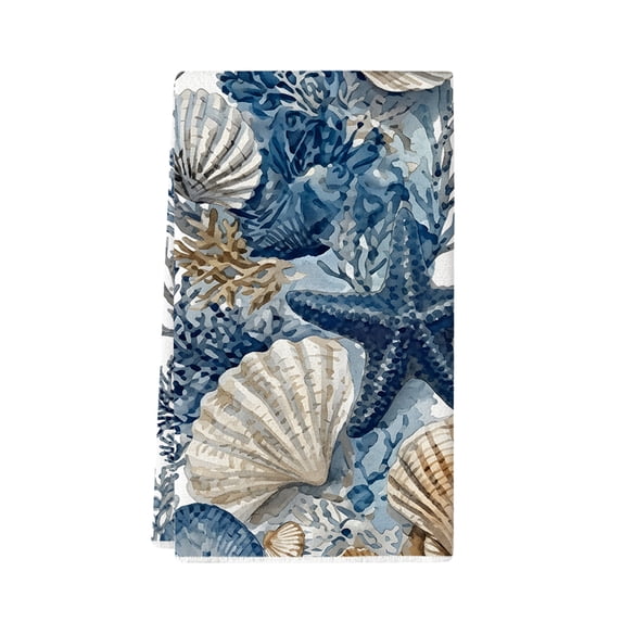 Summer Beach Towels,Soft Breathable Quick‑Dry Fabric Absorbent Hand Towel for Bathroom Summer Party Travel