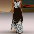 thumbnail image 1 of Summer Beach Women's Dress Elegant Robe Long Dress Party Sleeveless Dresses Women Casual Sundress Pink Love Sweet Dresses, 1 of 6