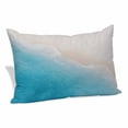 thumbnail image 1 of Summer Beaches Throw Pillow Covers Casual Oceans Artistic Sea Waves Coastal Landscape Decorative Lumbar Pillow Cover Rectangle Cushion Case for Sofa Couch Bed Living Room Bedroom 20 X 36 Inches, 1 of 9