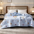 thumbnail image 1 of Summer Bedding, Pure Cotton Fabric, Cool-feel Lightweight Comforter, Washable Thin Quilt For Multi-scene Use, 1 of 9