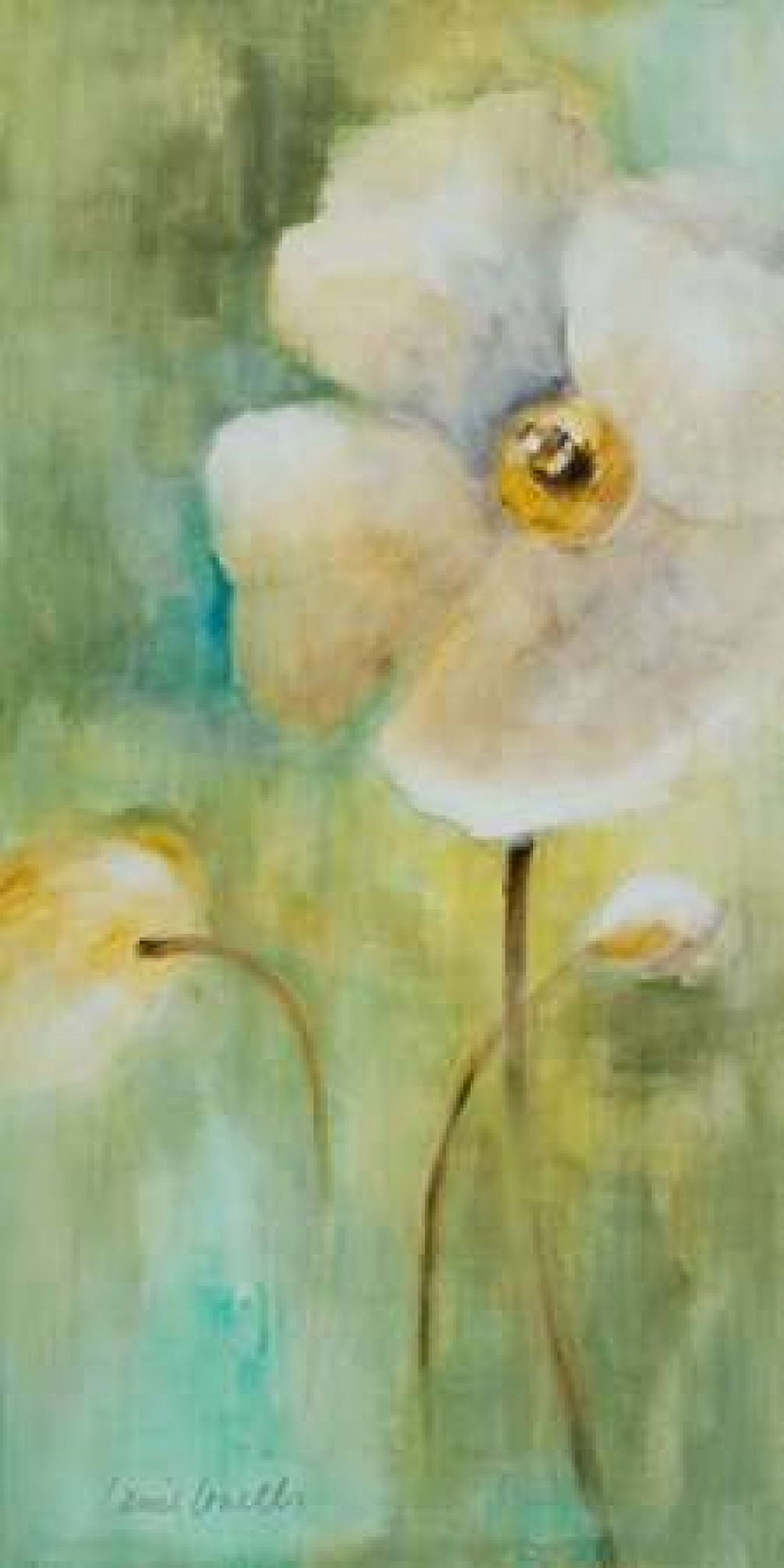 Summer Begins Softly II Canvas Art - Lanie Loreth (24 x 48)