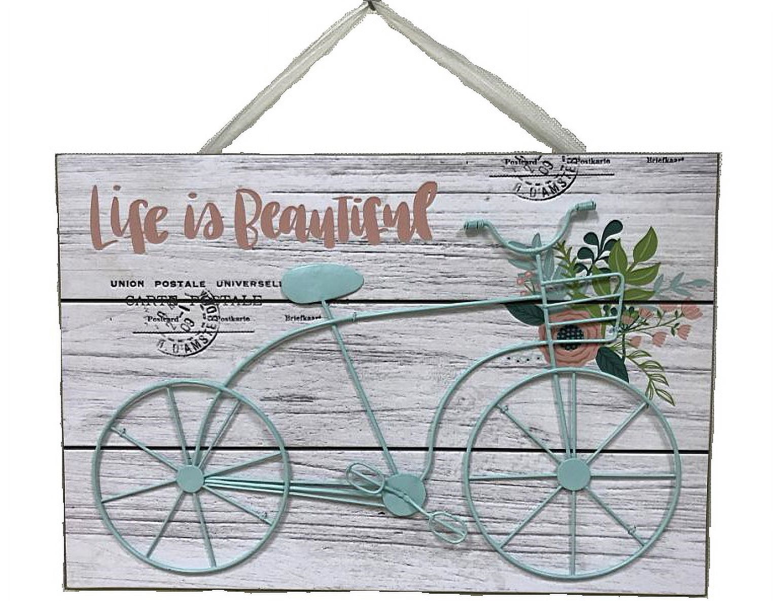 Summer Bicycle Wall Sign