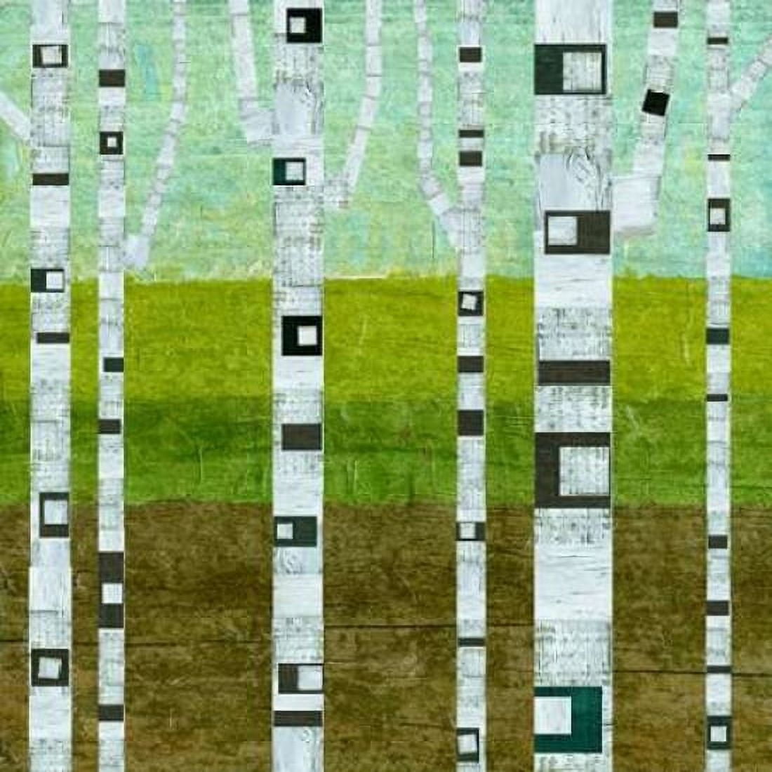 Summer Birches Canvas Art - Michelle Calkins (24 x 24)