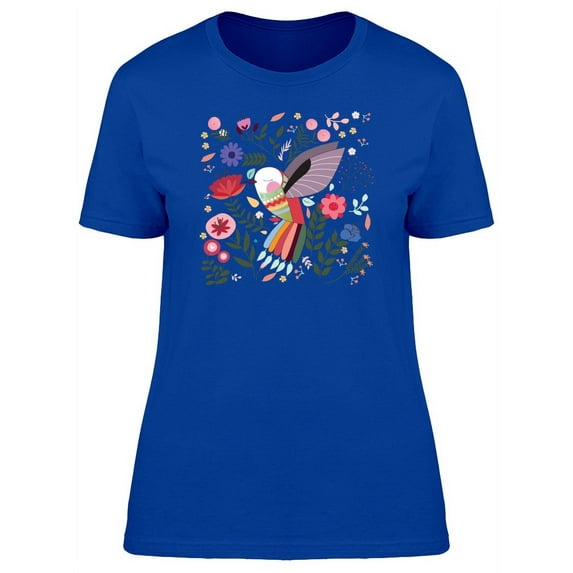 Summer Bird On Garden T-Shirt Women -Image by Shutterstock, Female Medium