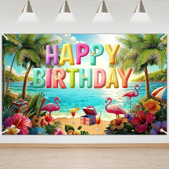 Import Background 6x4FT Purple Crown Happy Birthday Backdrop Royal Purple Golden Balloons ...