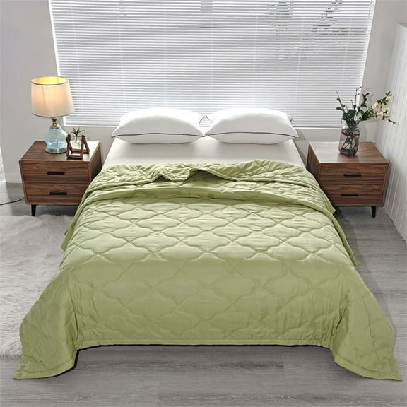 Summer Blanket Bed Blanket Skin Friendly Plain Print Washed Cotton Bed Blanket Cool Comforter Hot Sleeping Summer Comforter Ventilated Comforter,1*Air-Conditioning Quilt Clearance,A100*150Cm