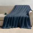 thumbnail image 1 of Summer Blanket, Breathable Thermal Quilt, Soft Plush All-Season Bed Blanket Machine Washable Quick Dry, Dark Gray, 1 of 7