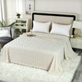 thumbnail image 1 of Summer Blankets For Beds Queen Clearance! Summer Cooling Blankets For Beds，Double-sided Flannel Taffeta Blanket Comfort Conditioning Cover Blanket Nap Sofa Blanket 9 Colors Available, 1 of 2