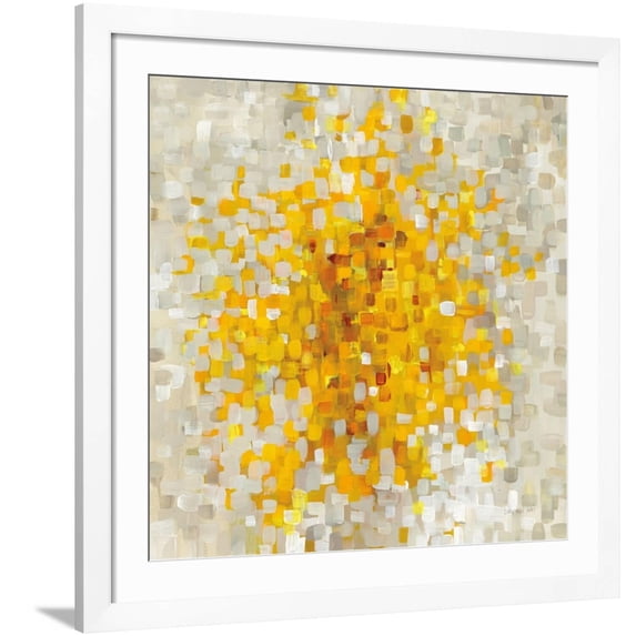Art.com Summer Blocks Art Print by Danhui Nai, White Frame Wall Art, 38" x 38"