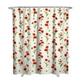 thumbnail image 1 of Summer Bloom Shower Curtain - Vibrant Tropical Flowers and Lush Foliage, 72x84 Inches, 1 of 5