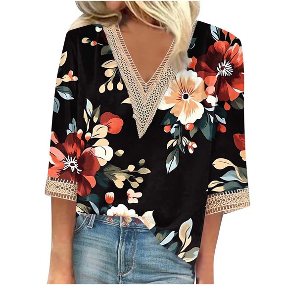 Summer Blouses For Sexy Women 2025 Womens Tank Tops Athletic Sets Long Sleeve Shirts For Women Cotton Red Ladies Tops And Blouses made in Women'S Plus Size T Shirts 4X