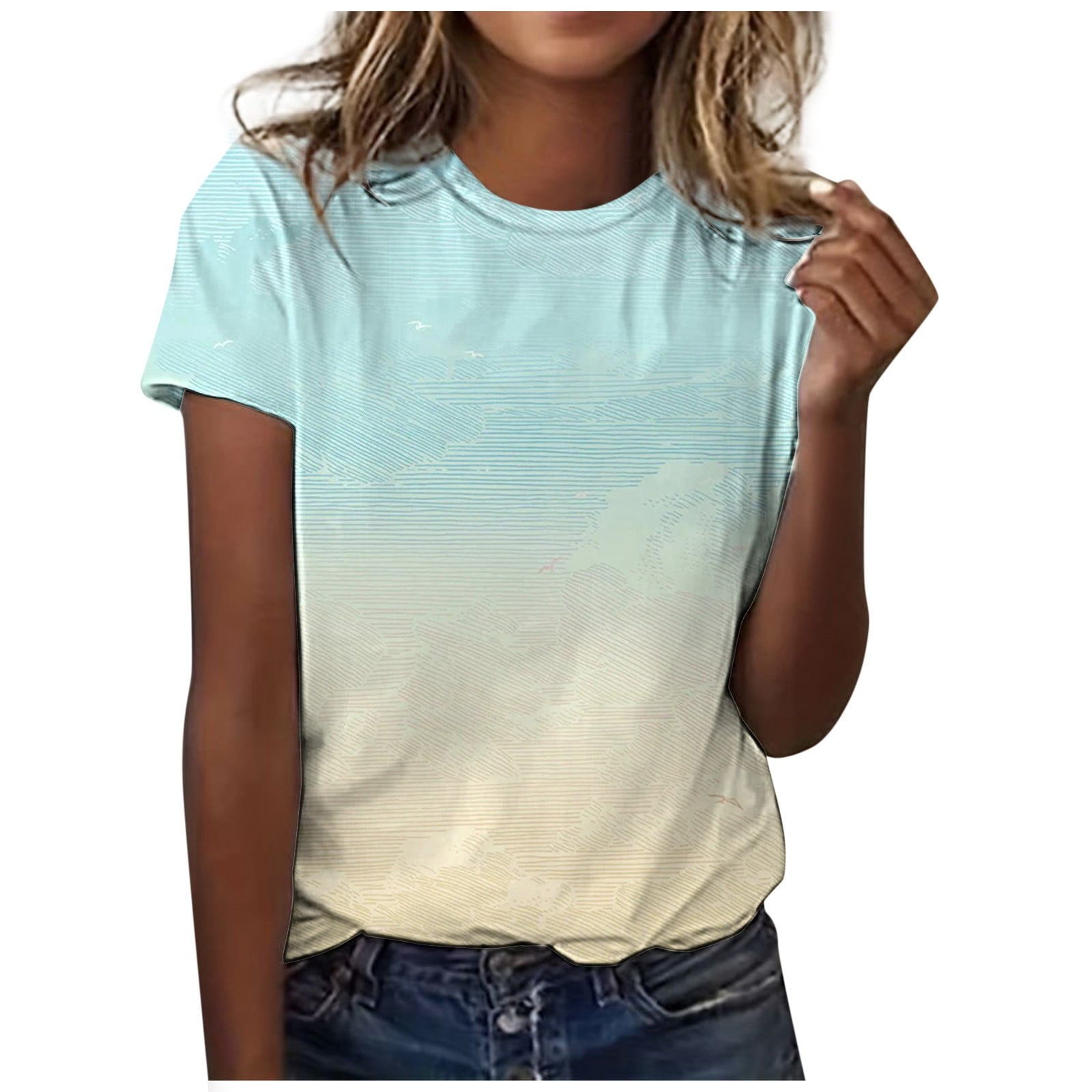 Summer Blouses for Women 2024, Ladies Tops and Blouses Gprahic Funny