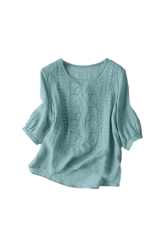 Summer Blouses for Women Dressy Casual Summer Fitness Clothing Blouson Lightweight T Shirts Soft Womens Short Sleeve Tops Green