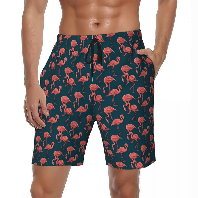 Summer Board Shorts Male Vintage Map Print Running West Indies Caribbean Graphic Beach Short Pants Fun Quick Dry Swim Trunks Walmart