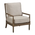 thumbnail image 1 of Summer Bobbin Turned Oak Accent Armchair with Removable Cushions, 1 of 8